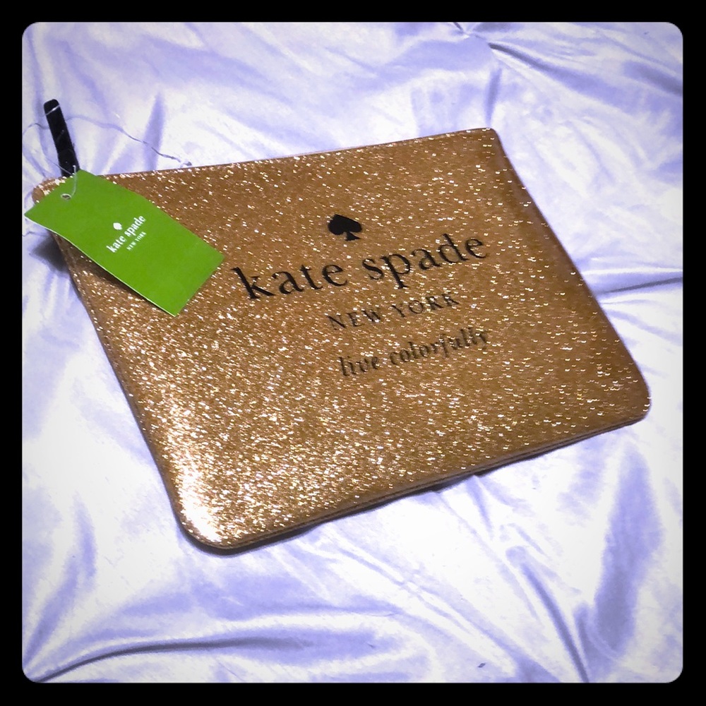 NWT: Kate Spade Zipper Clutch